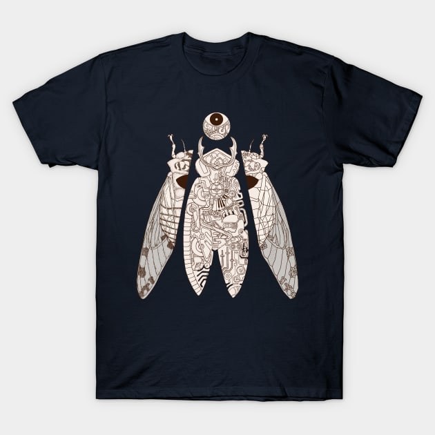 Cicada poem T-Shirt by makapa